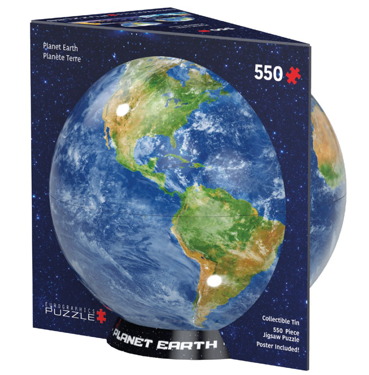 Eurographics Puzzle In Tin 550-Pcs Planet Earth 8551-5862