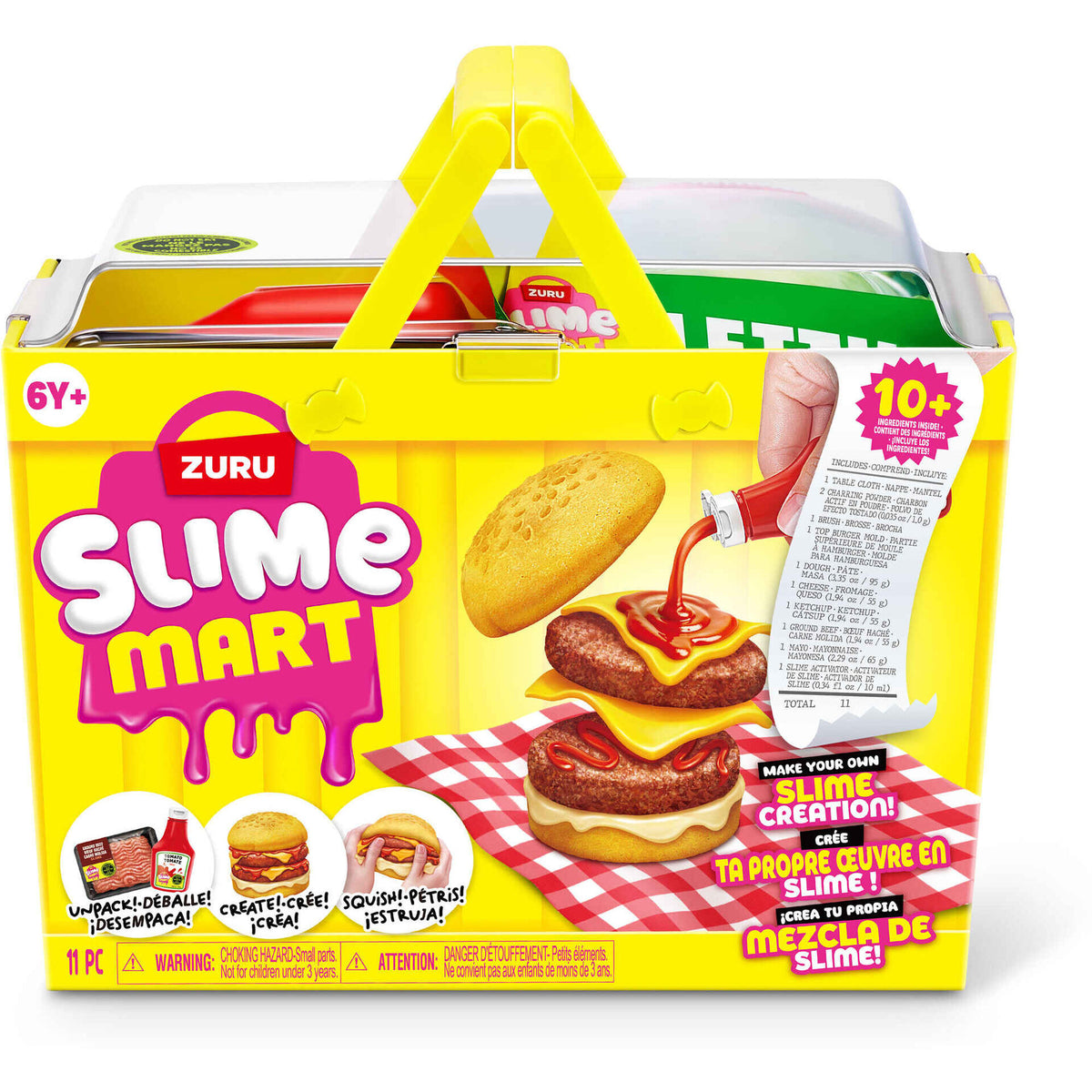 Zuru Slime Mart Small Shopping Basket Series 1 Burger Box 15905A