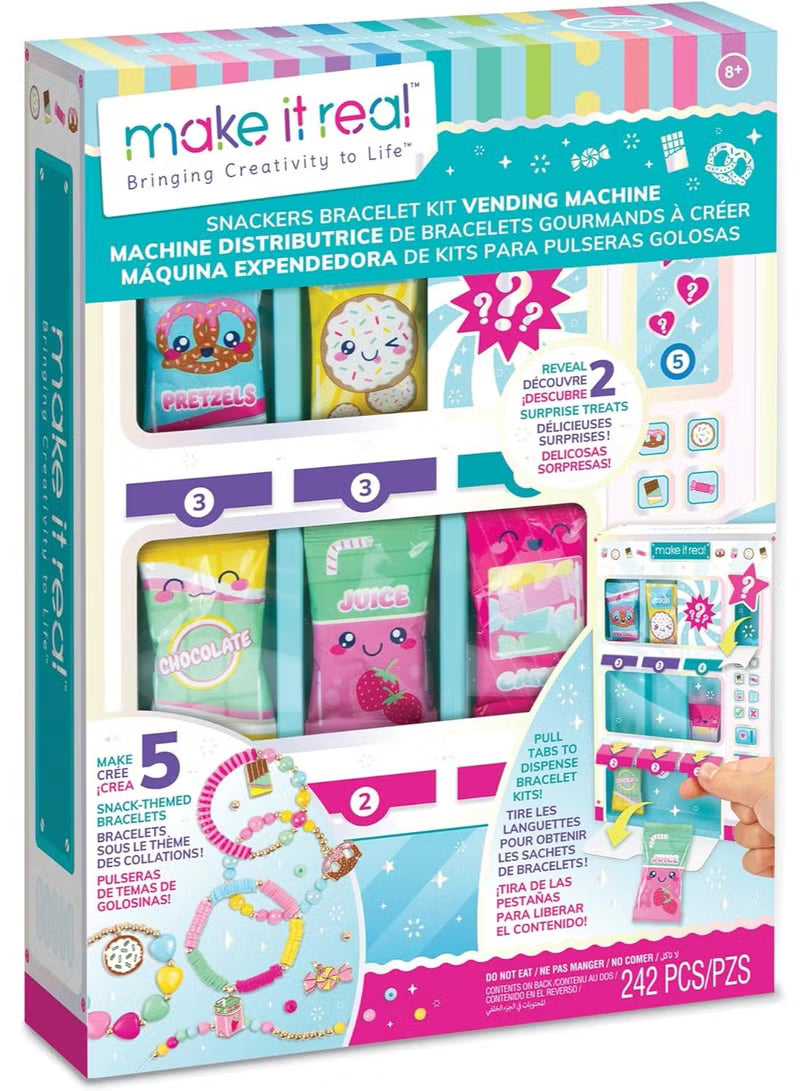 Make It Real Snackers Bracelet Kit Vending Machine 1709 — image 1