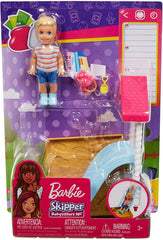 Barbie Skipper Babysitter Doll & Playset Playground FXG94 - Colorland Toys