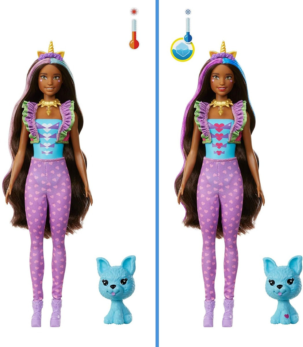 Barbie Color Reveal Peel Unicorn Fashion Reveal Doll GXV95 - Colorland Toys