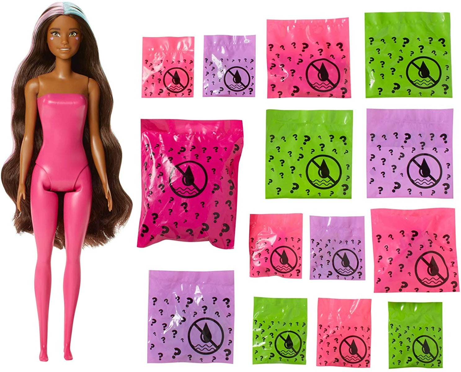 Barbie Color Reveal Peel Unicorn Fashion Reveal Doll GXV95 - Colorland Toys