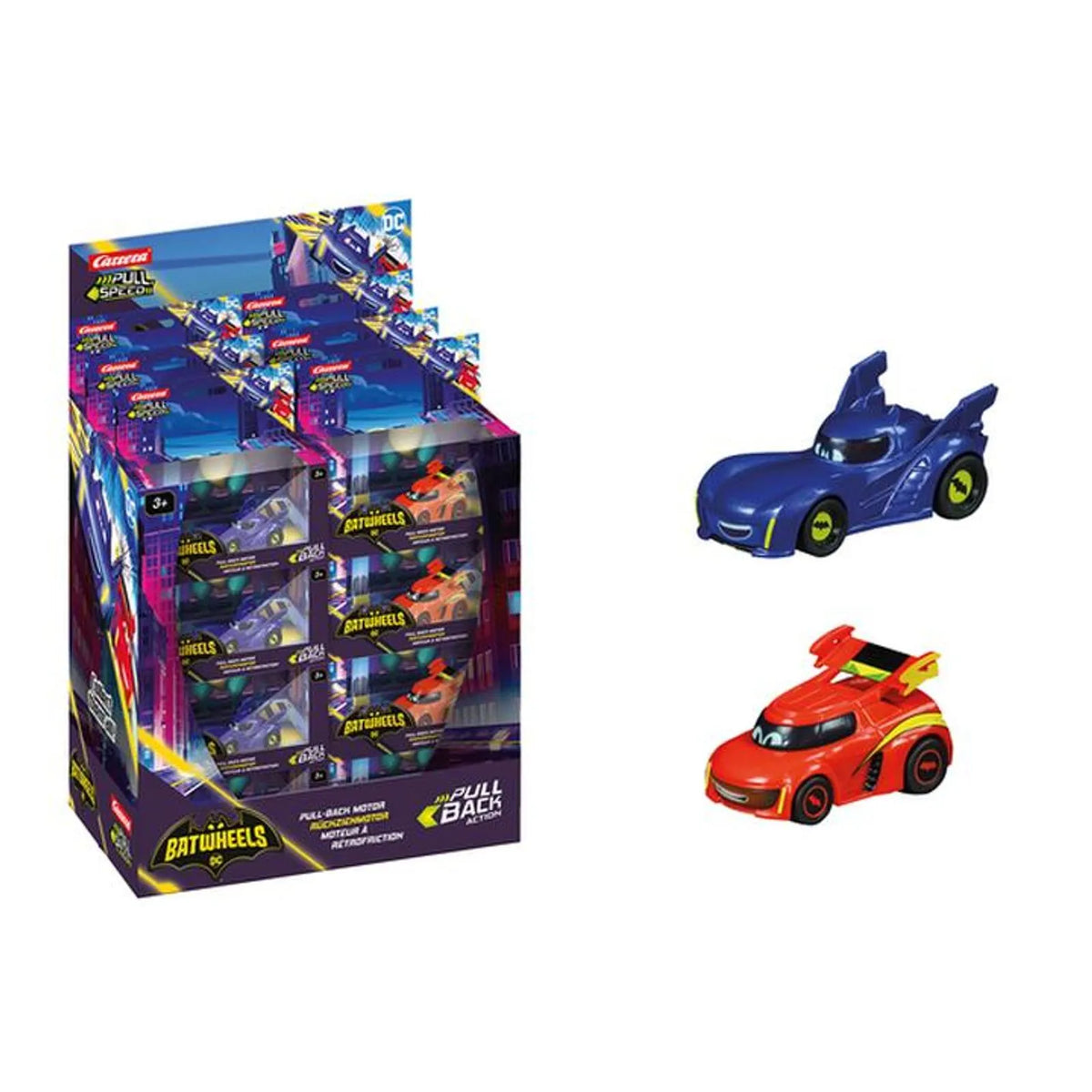 Carrera Pull N Speed Batwheels Assorted 1:43 17075
