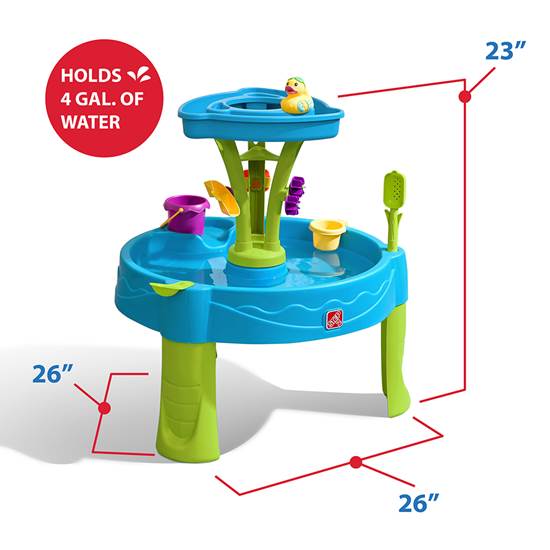 Step2 Summer Showers Splash Tower Water Table 897400 - Colorland Toys
