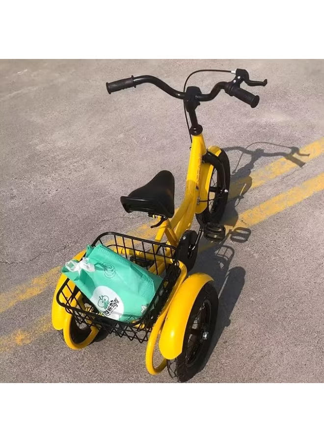 Bosheng Tricycle With Basket 12 Inch Yellow MN011 — image 4