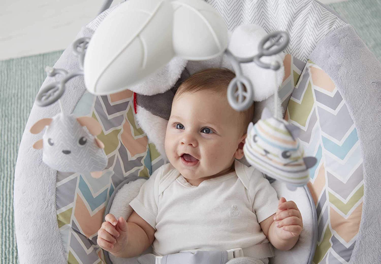 Fisher-Price Sweet Snugapuppy Deluxe Bouncer GWD50 - Colorland Toys