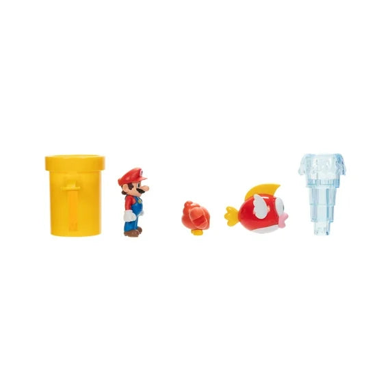 Super Mario Bros Sparkling Waters Diorama Set 2.5inch 41365