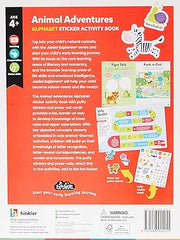 Hinkler Junior Explorers: Animal Adventures Alphabet Activity Book 924255 - Colorland Toys