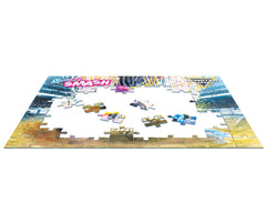 Eurographics Puzzle 100-Pcs In Lunch Bag - Monster Jam Sparkle Smash 9100-5947
