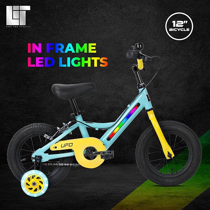 Spartan LiT UFO 12-Inch Mint Bicycle LT-3000 - Colorland Toys