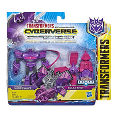 Transformers Cyberverse Spark Armor Shockwave & Solar Shot E4219 - Colorland Toys