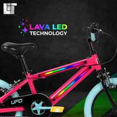 Spartan LiT UFO 16-Inch Hot Pink Bicycle LT-3001