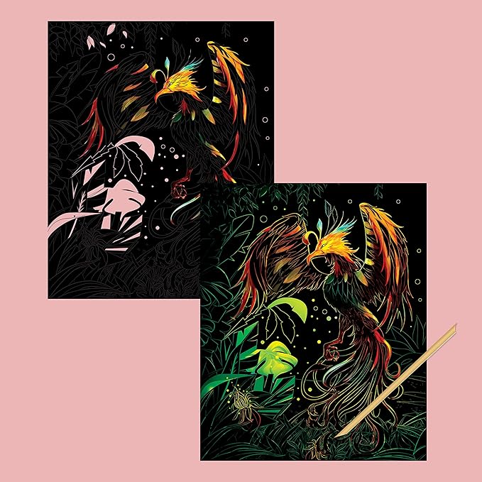 Hinkler Kaleidoscope Ultimate Etch Art Carry Case Magical Creatures 948725 - Colorland Toys