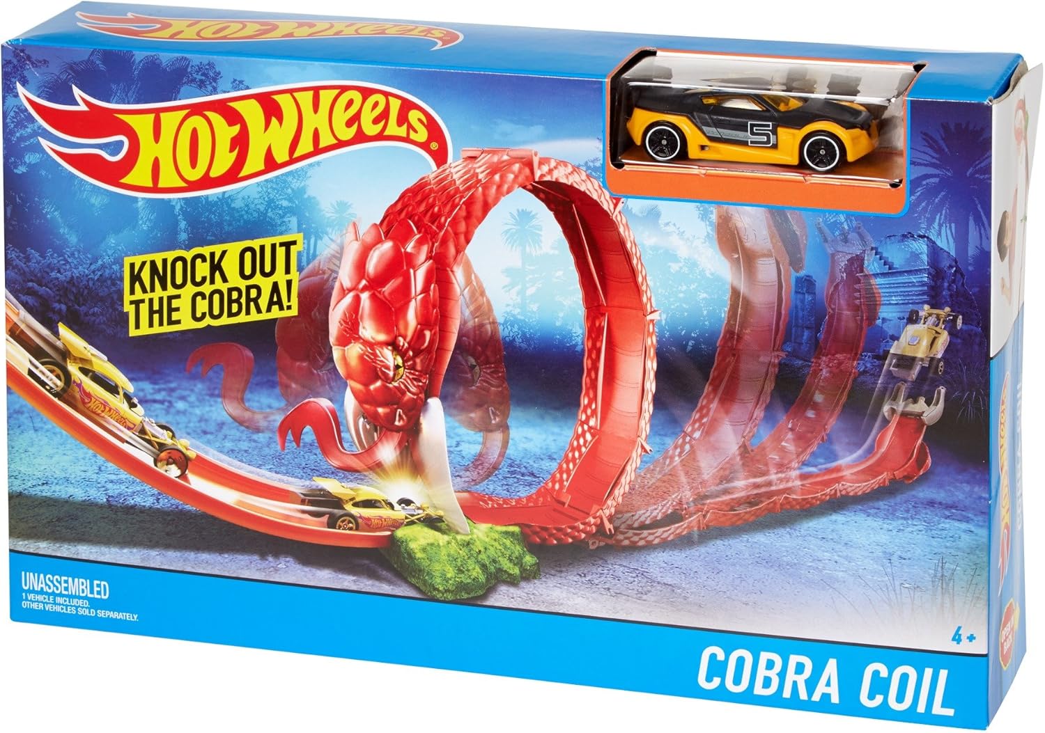Hot Wheels Cobra Cave Small Track Set DNN77