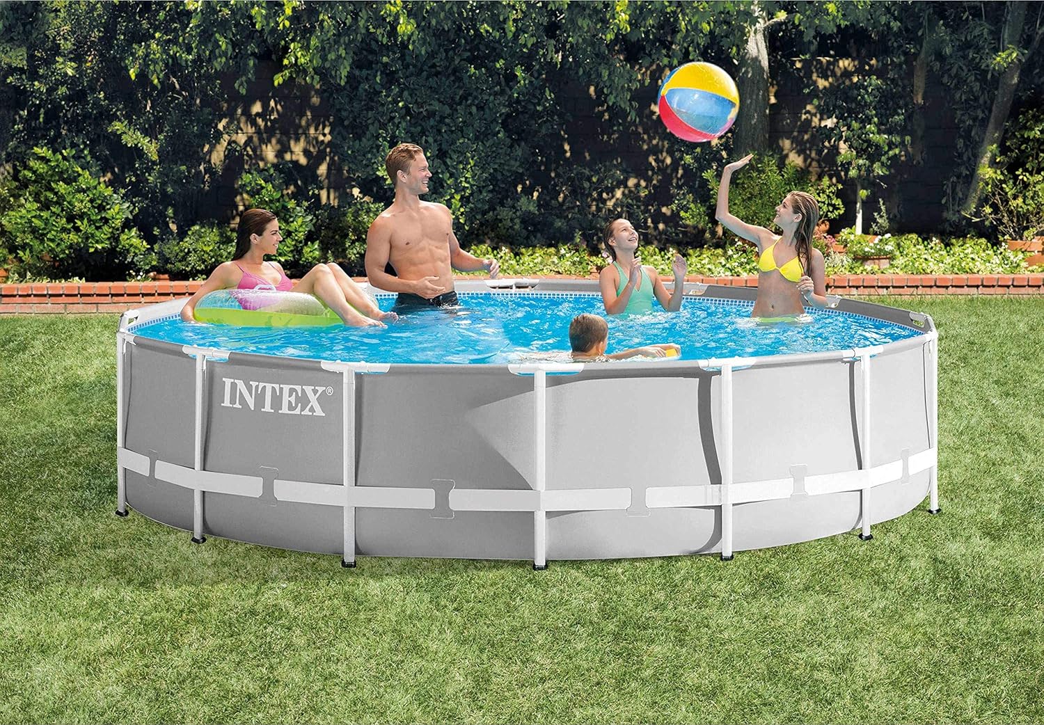 Intex Prism Frame Round Above Ground Pool 427x107cm 26720