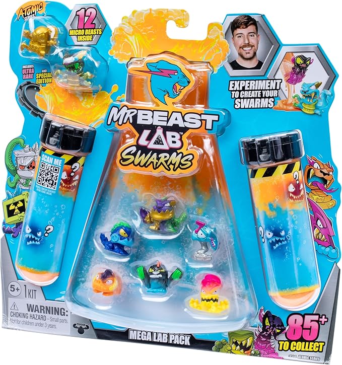 MrBeast Lab Swarms Series-2 Atomic Series Night Fright Panther 12-Pack - Colorland Toys