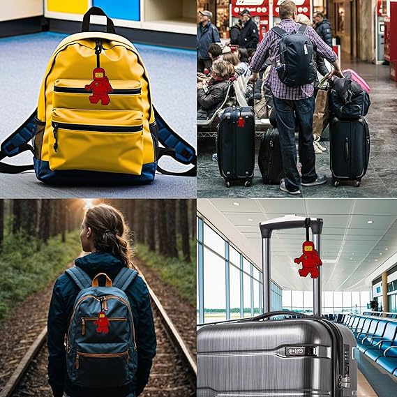 LEGO IQ Minifigures Bag Tag Spaceman Red IQ-53498 - Colorland Toys