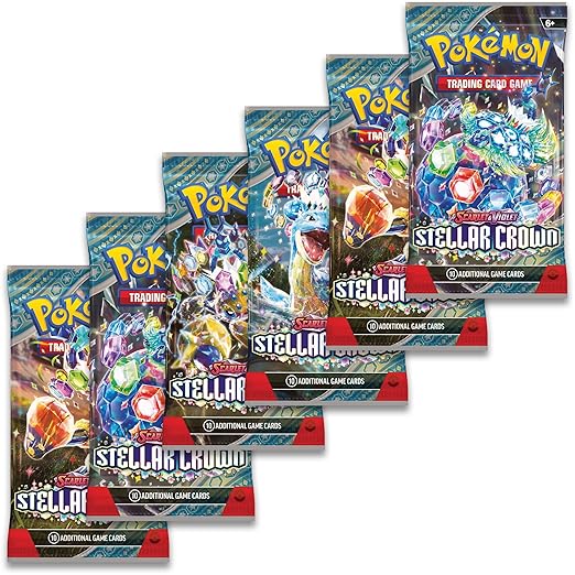 Pokemon TCG Scarlet & Violet SV07 Stellar Crown Booster - Single Pack