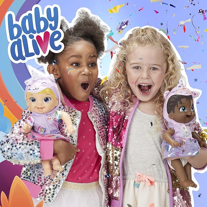 Baby Alive Tinycorns Doll Cat Unicorn E9423