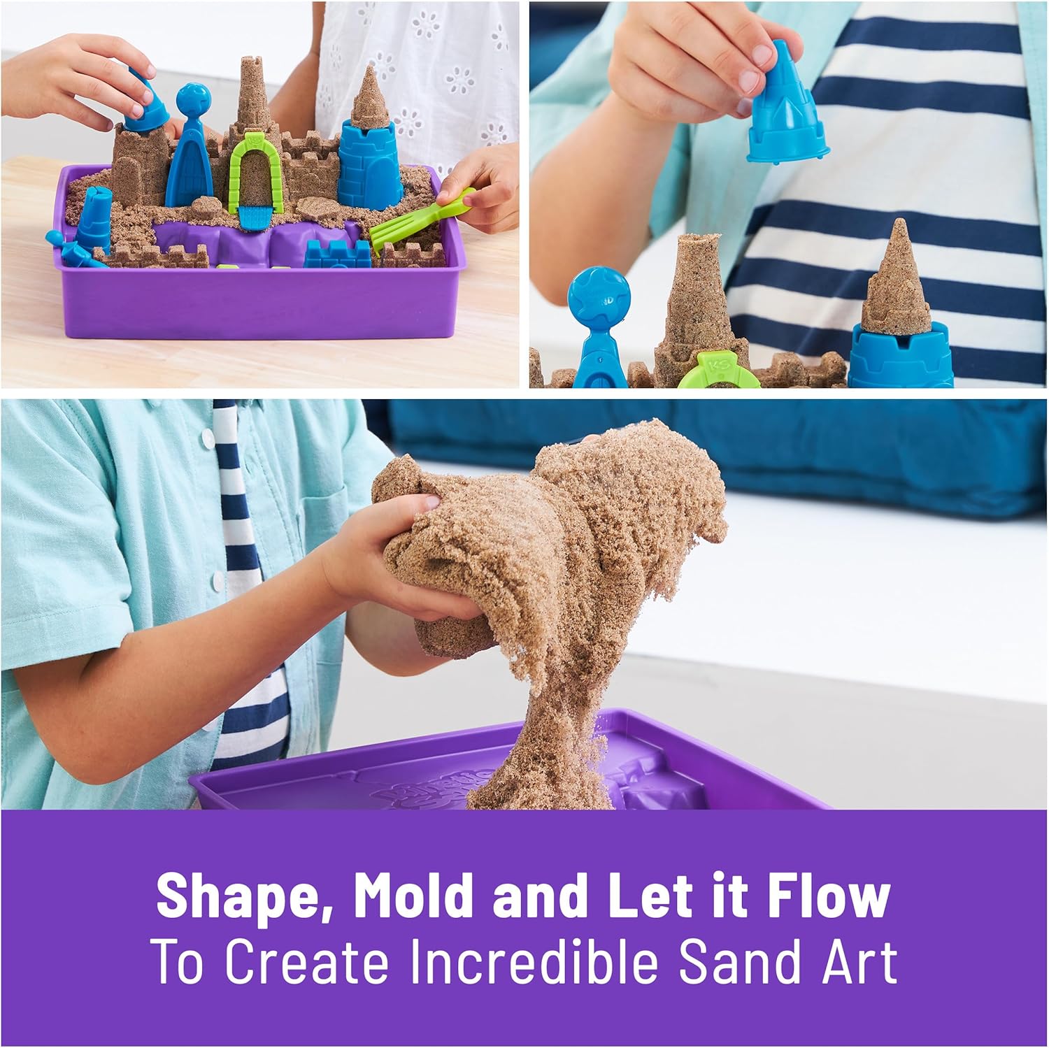 Kinetic Sand Deluxe Castle Playset - Colorland Toys