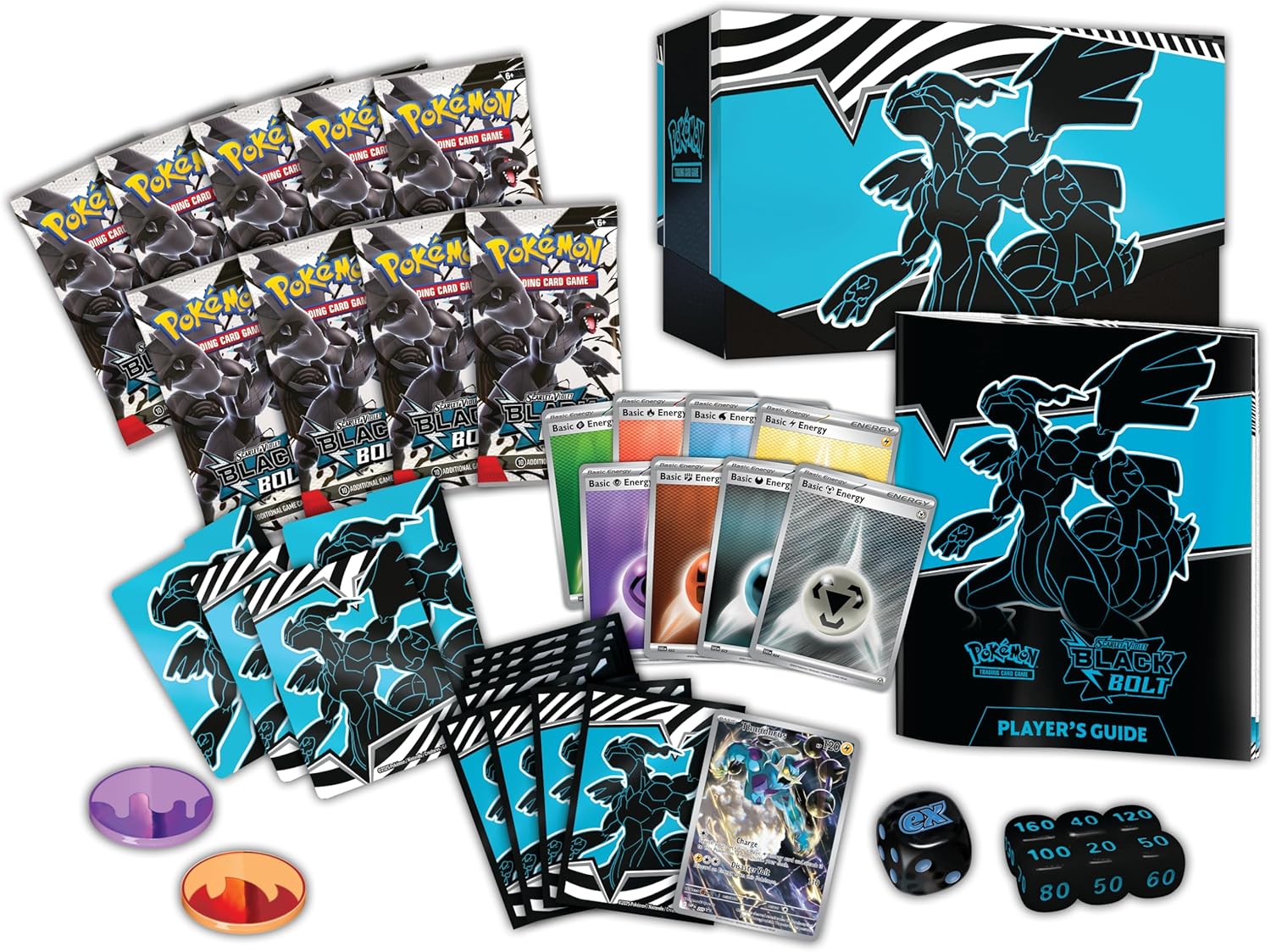 Pokemon TCG Scarlet & Violet 10.5 Black Bolt Elite Trainer Box Zekrom 10-10037-112