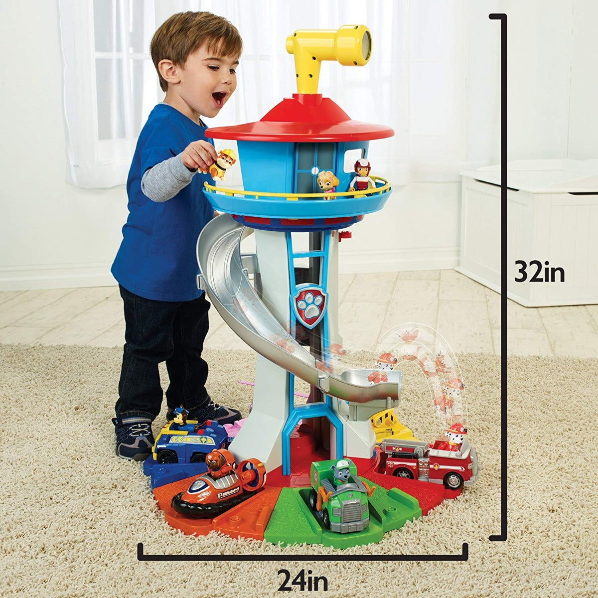 Paw Patrol My Size Lookout Tower with Exclusive Vehicle 6037842 - Colorland Toys