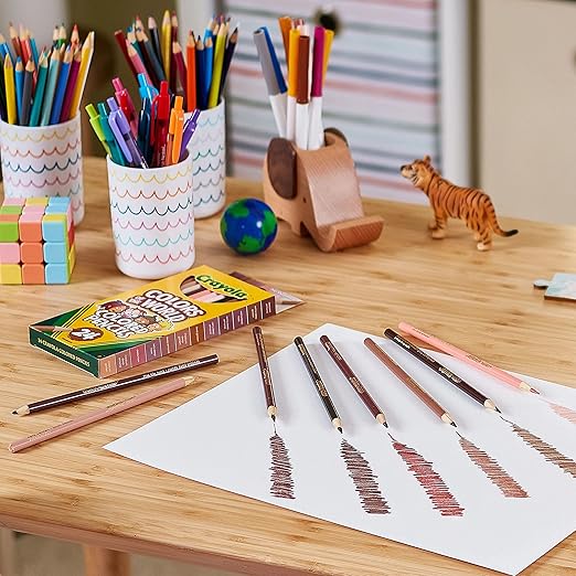 Crayola Colors Of The World 24ct Pencils CY68-4607