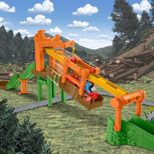 Thomas and Friends Adventures Misty Island Zipline Playset FBC60
