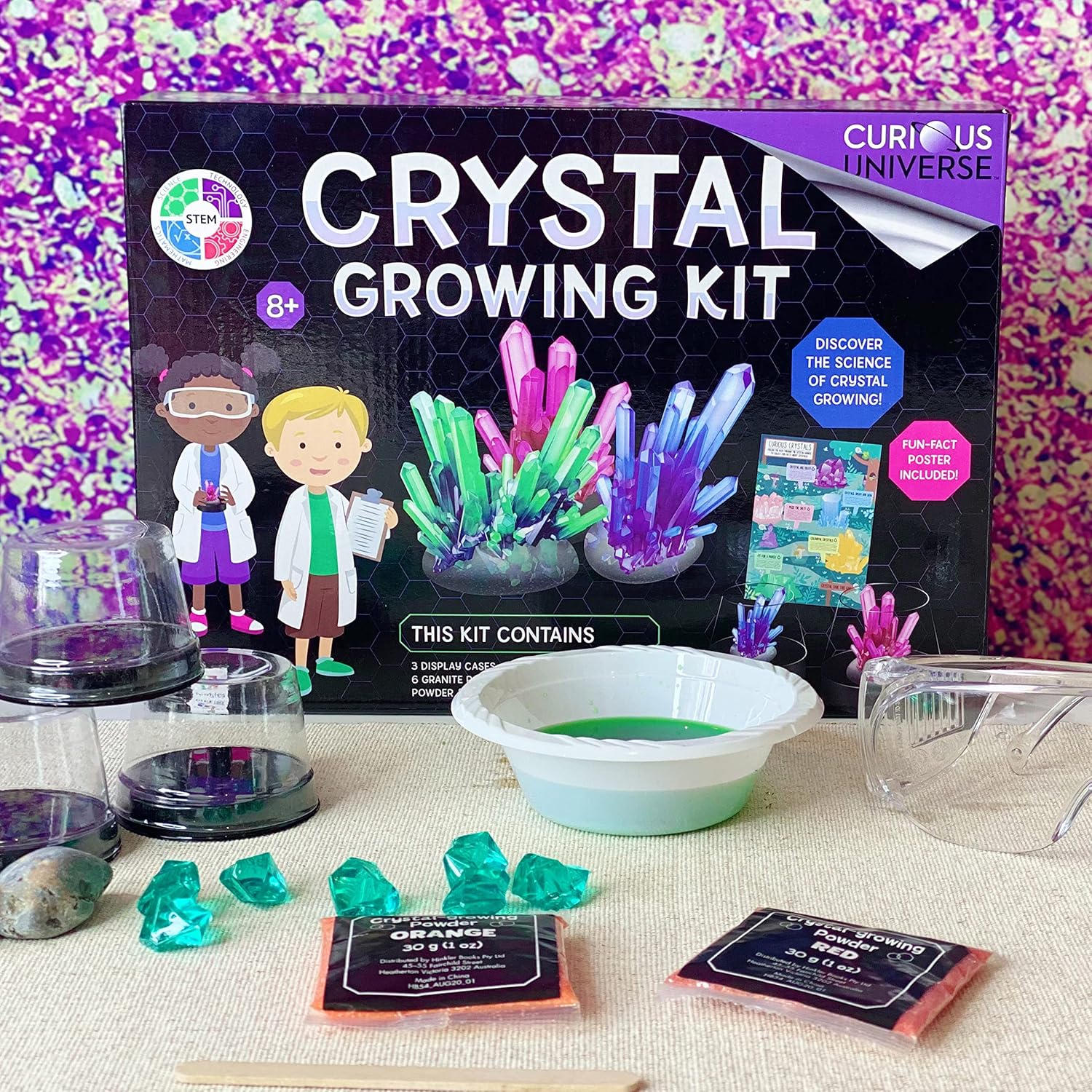 Curious Universe Crystal Growing Kit HBM00127 - Colorland Toys