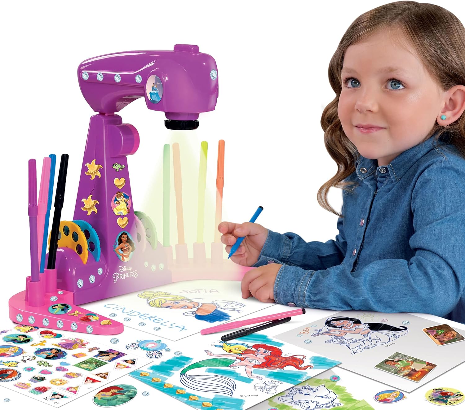 Lisciani Princess Projector Drawing School 92956