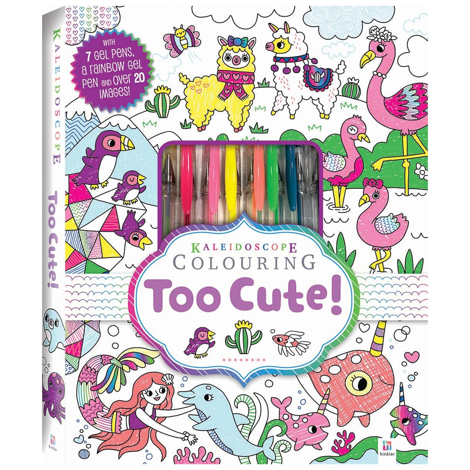 Hinkler Kaleidoscope Colouring Too Cute! Kit HK914003 - Colorland Toys