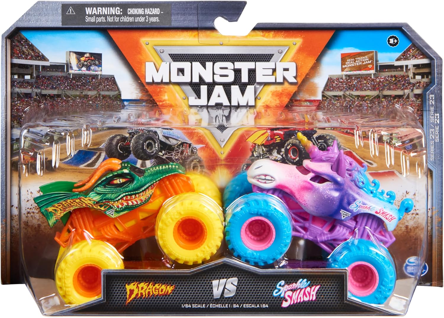 Monster Jam 1:64 Vehicles 2-pack 6064128 - Colorland Toys