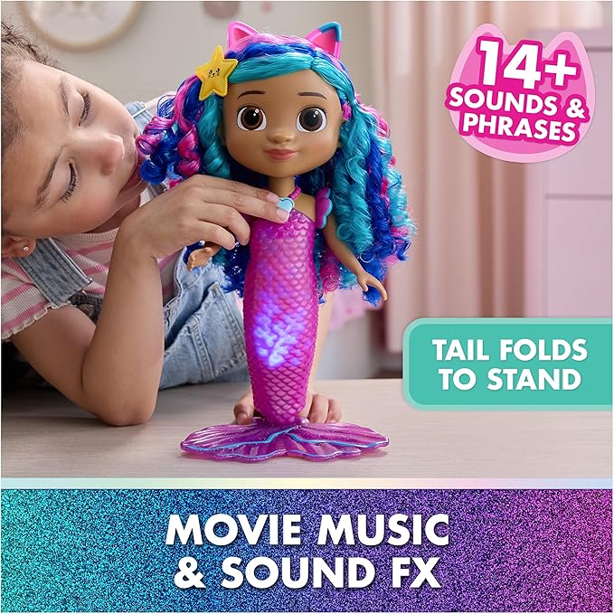 Gabby's Doll House Movie Feature Mermaid Doll With Sounds 6074338 - Colorland Toys