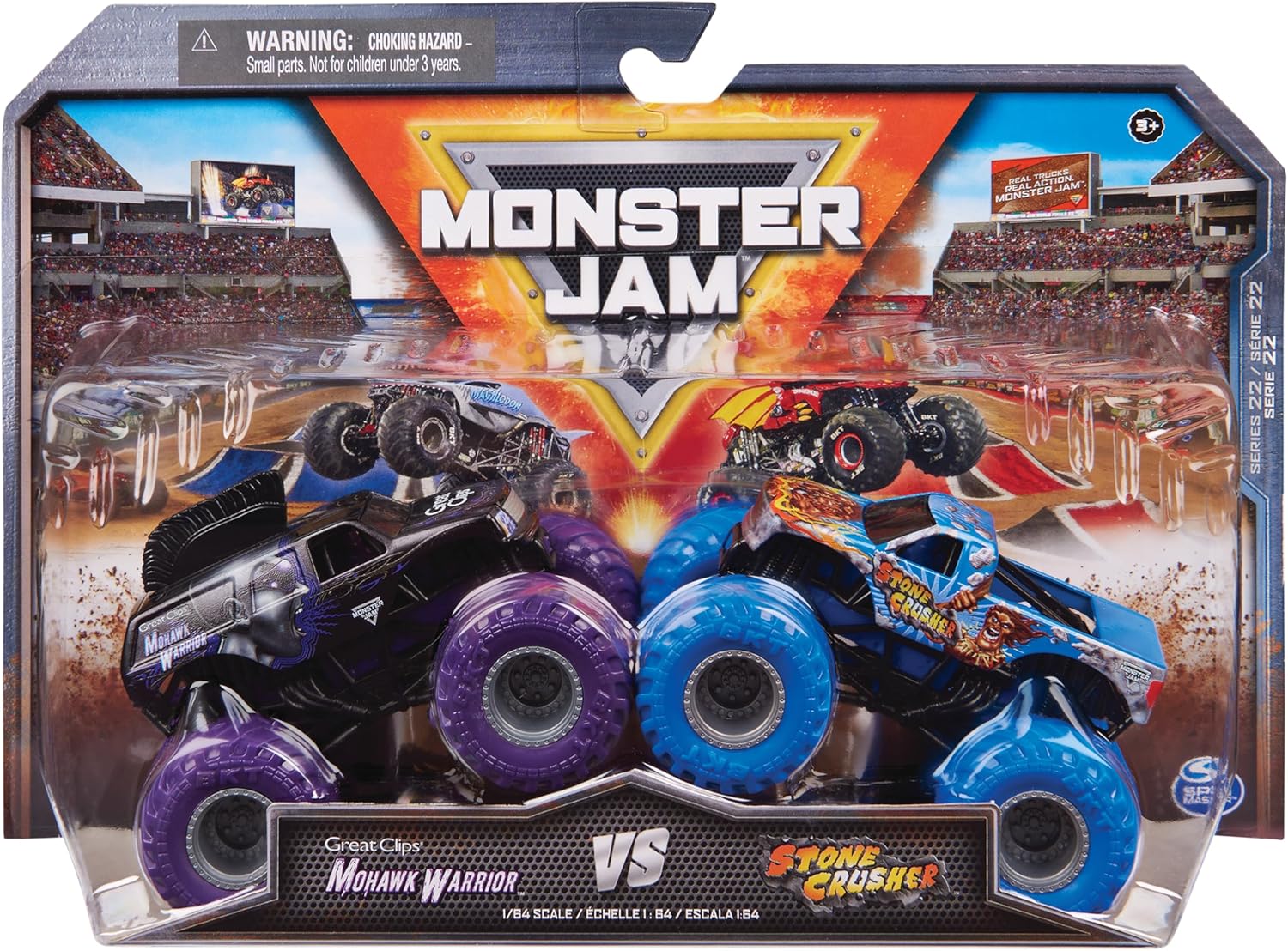 Monster Jam 1:64 Vehicles 2-pack 6064128 - Colorland Toys