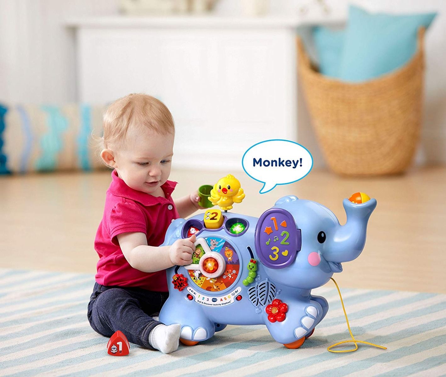 VTech Pull & Play Elephant VT80-505803 - Colorland Toys