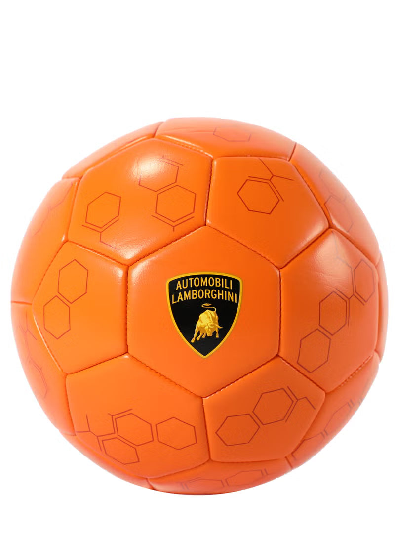 Lamborghini Metallic PVC Soccer Ball No. 5 - Orange LFB771-5 — image 1