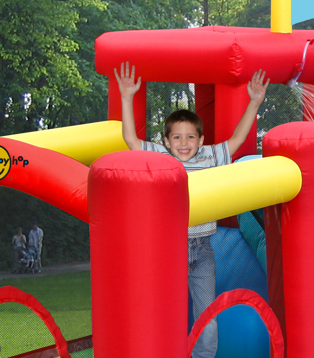 HappyHop Play Center + Water Slide (440 × 330 × 235 cm) - Colorland Toys