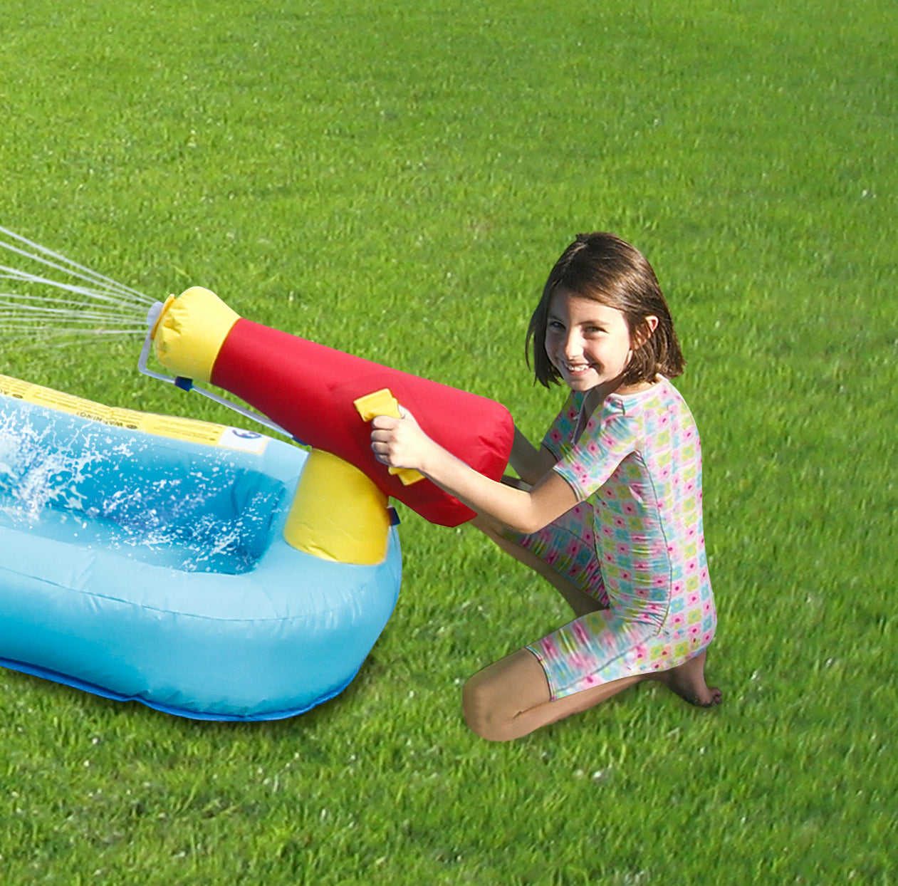 HappyHop Play Center + Water Slide (440 × 330 × 235 cm) - Colorland Toys