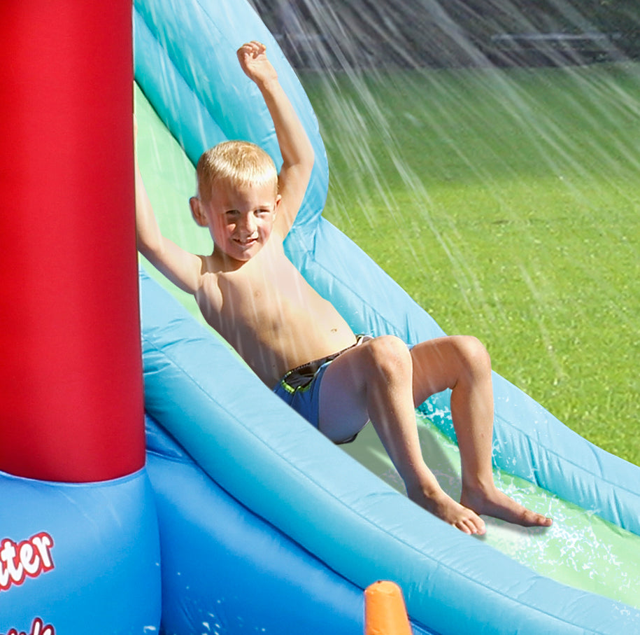 HappyHop Play Center + Water Slide (440 × 330 × 235 cm) - Colorland Toys