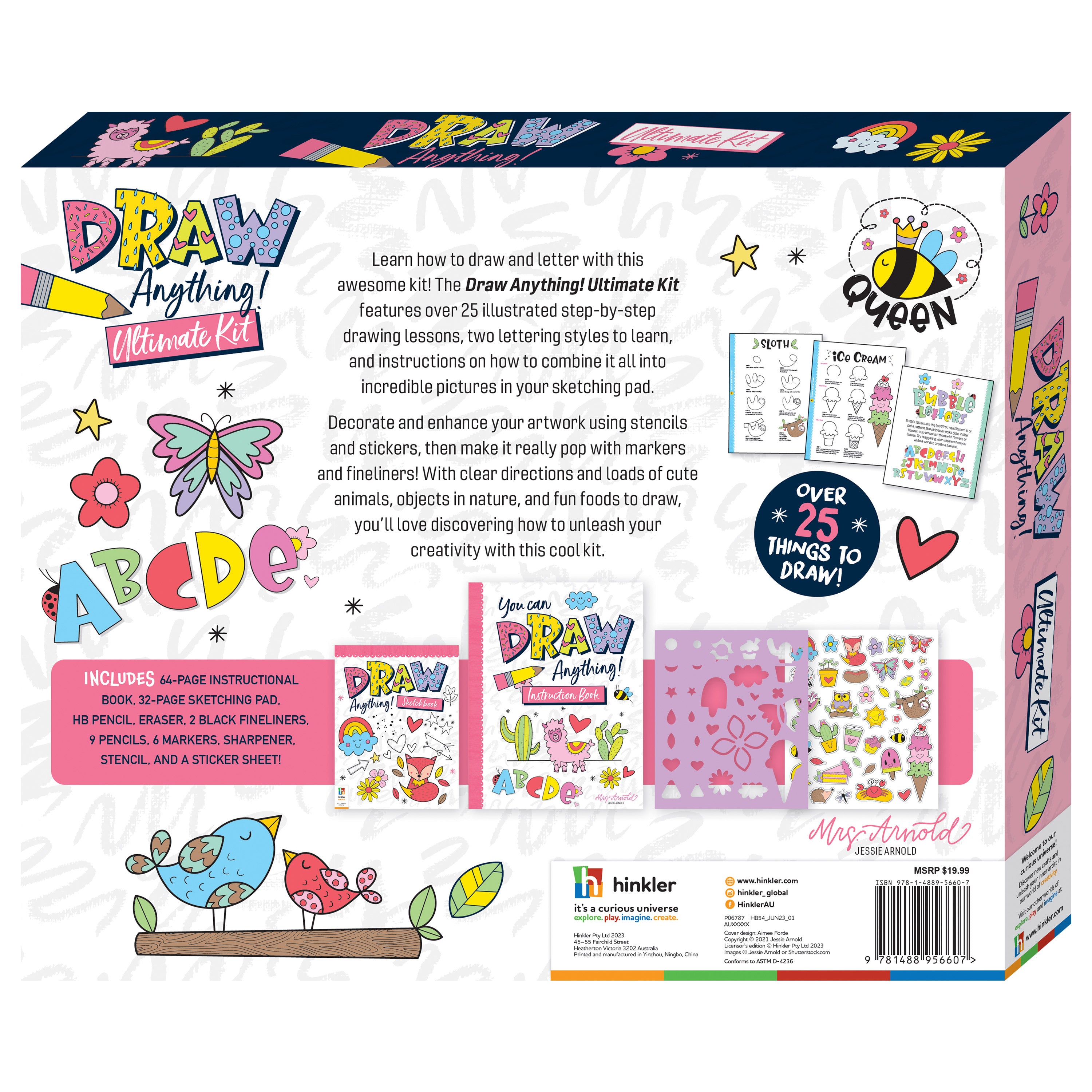 Hinkler Draw Anything Ultimate Kit HBM00157 - Colorland Toys