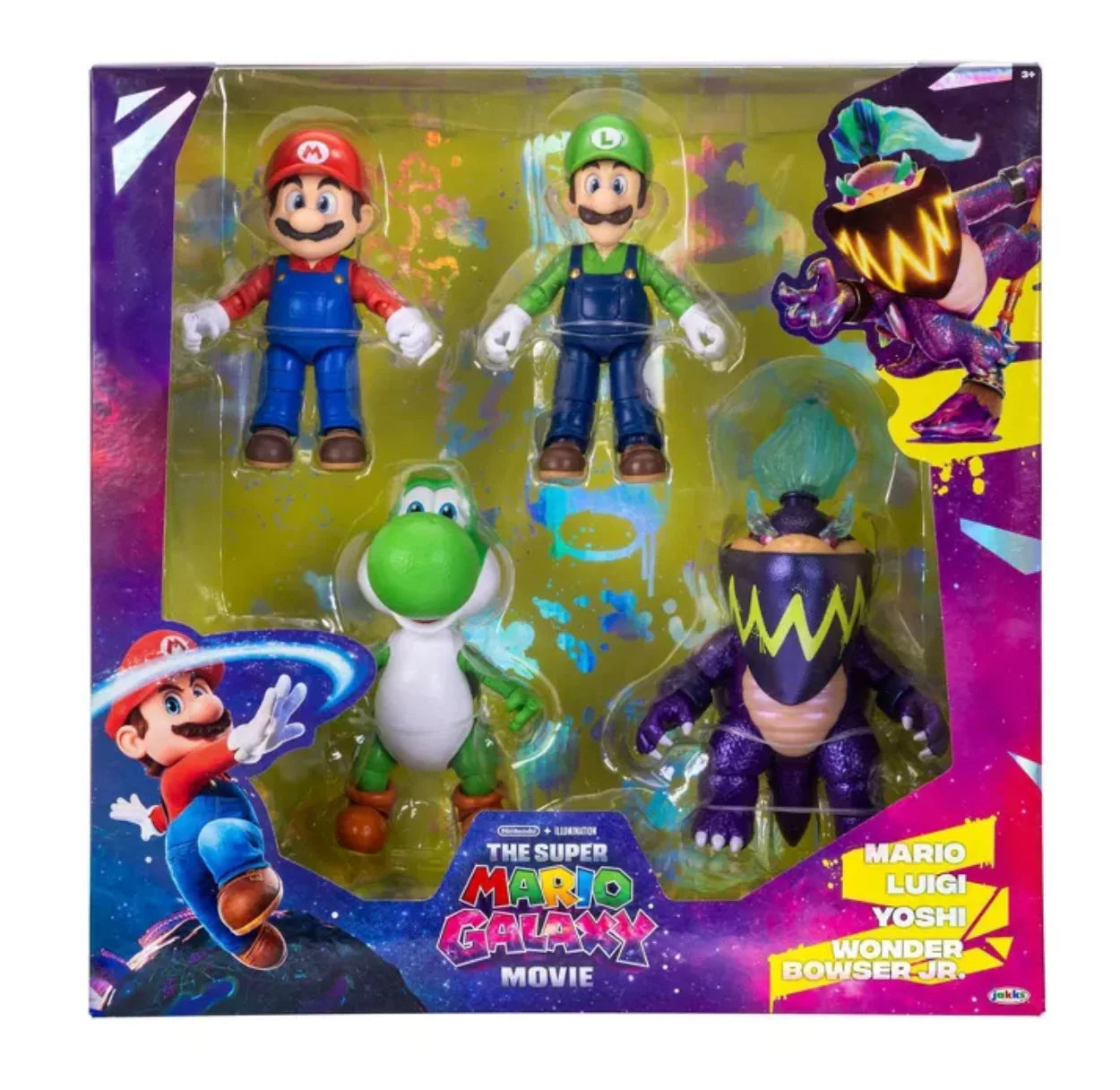 Nintendo Super Mario2 Movie 5" Fig Multi-5 Pack 43230 - Colorland Toys