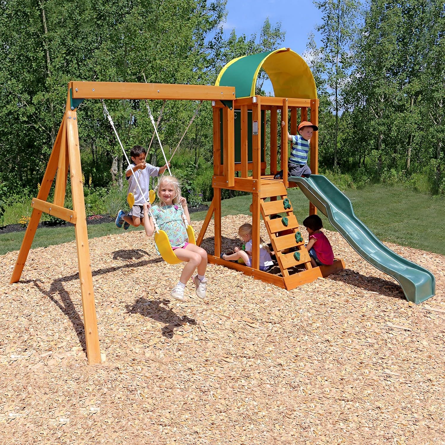 Kidkraft Ainsley Outdoor Swing Set/Playset B26415E