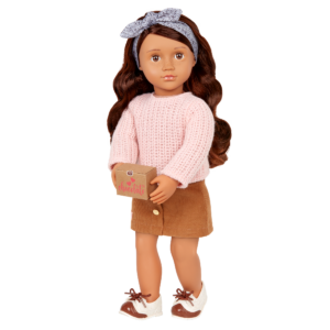 Our Generation Deluxe Chocolate Doll With Book, Coco BD31423Z