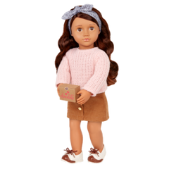 Our Generation Deluxe Chocolate Doll With Book, Coco BD31423Z