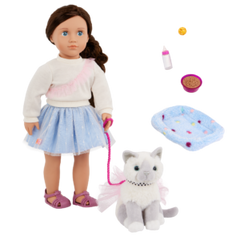 Our Generation Doll And Pet Kitten With Acc. BD31532Z