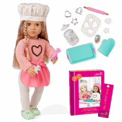 Our Generation Deluxe Baking Doll With Book, Emery BD31732Z