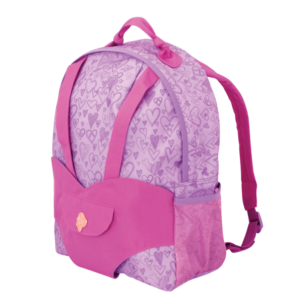 Our Generation Doll Hop On Carrier Backpack – Purple Hearts (BD37418Z) - Colorland Toys