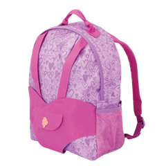 Our Generation Doll Hop On Carrier Backpack – Purple Hearts (BD37418Z) - Colorland Toys