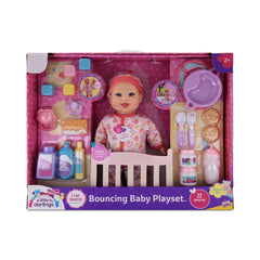 Baby Maziuna Bouncing Baby Playset 12-Inch BM4241