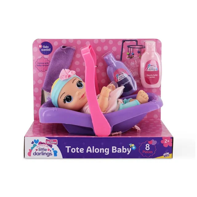 Baby Maziuna Tote Along Baby 8-Inch BM5826